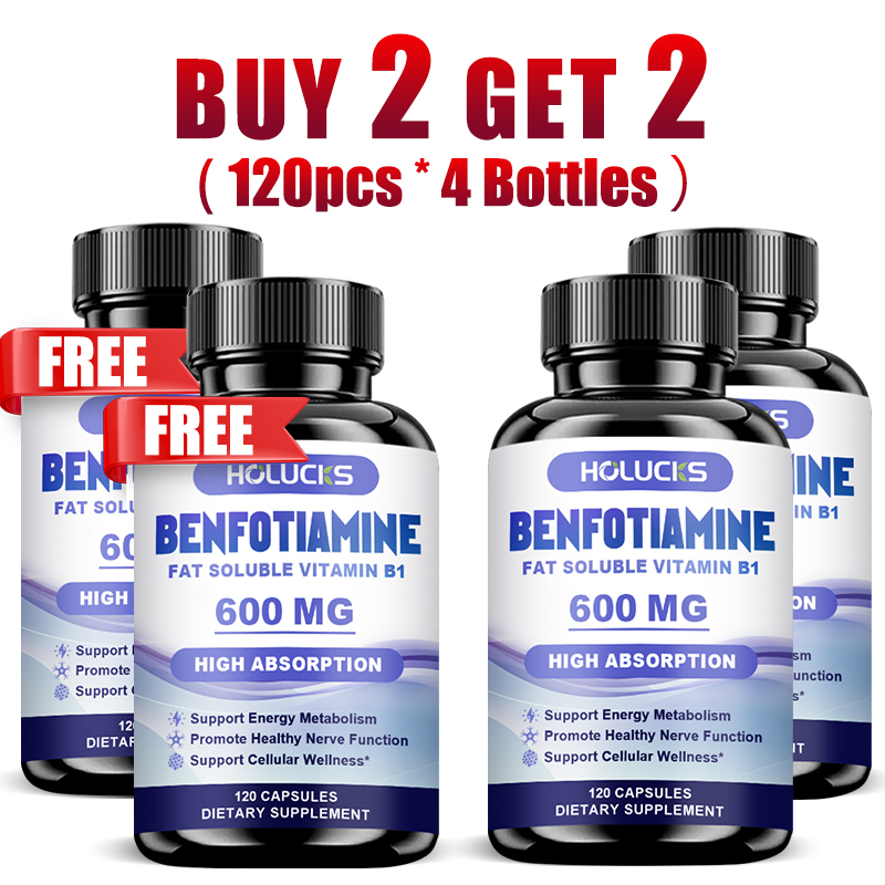 Health Wellness Energy - Capsule di Benfotiamina, con Vitamina B1