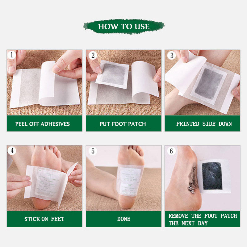 10pz Cerotti Detox per Piedi A - Detox Foot Patch recensione e prezzo