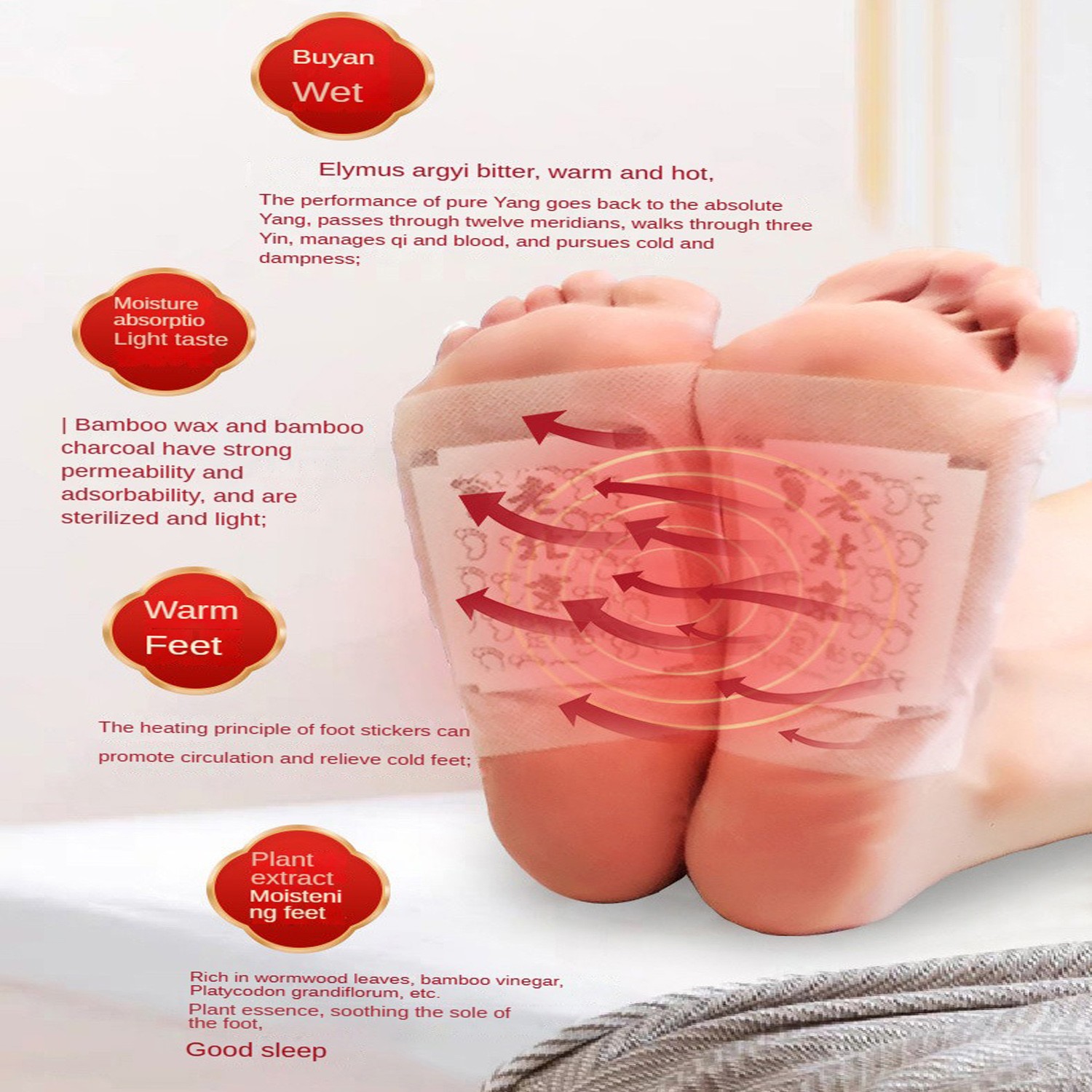 Cuscinetti da 50 pezzi + toppa - Detox Foot Patch recensione e prezzo