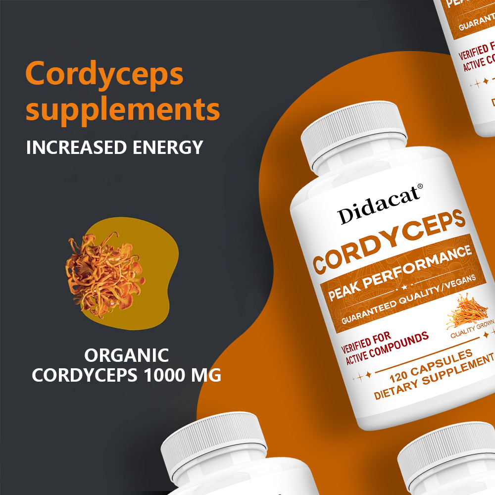Capsule di Cordyceps 1000mg, I - Health Wellness Energy recensione e prezzo