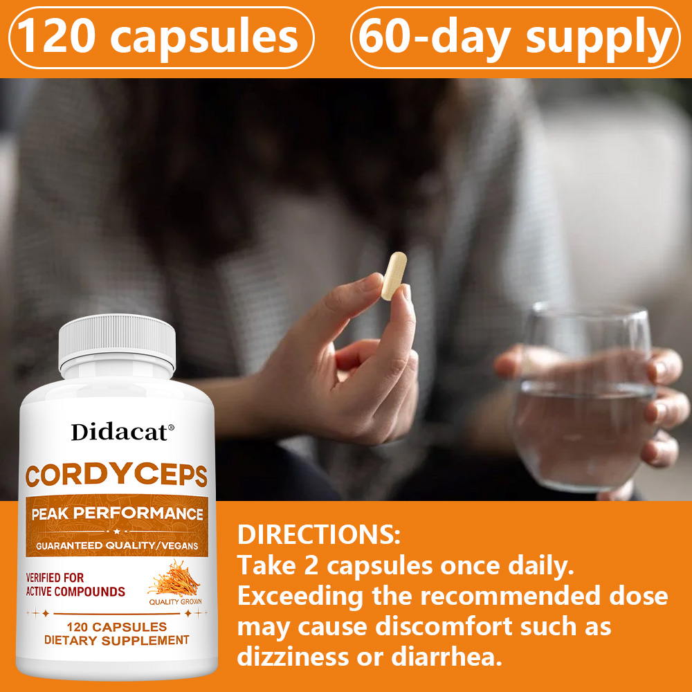 Capsule di Cordyceps 1000mg, I - Health Wellness Energy recensione e prezzo